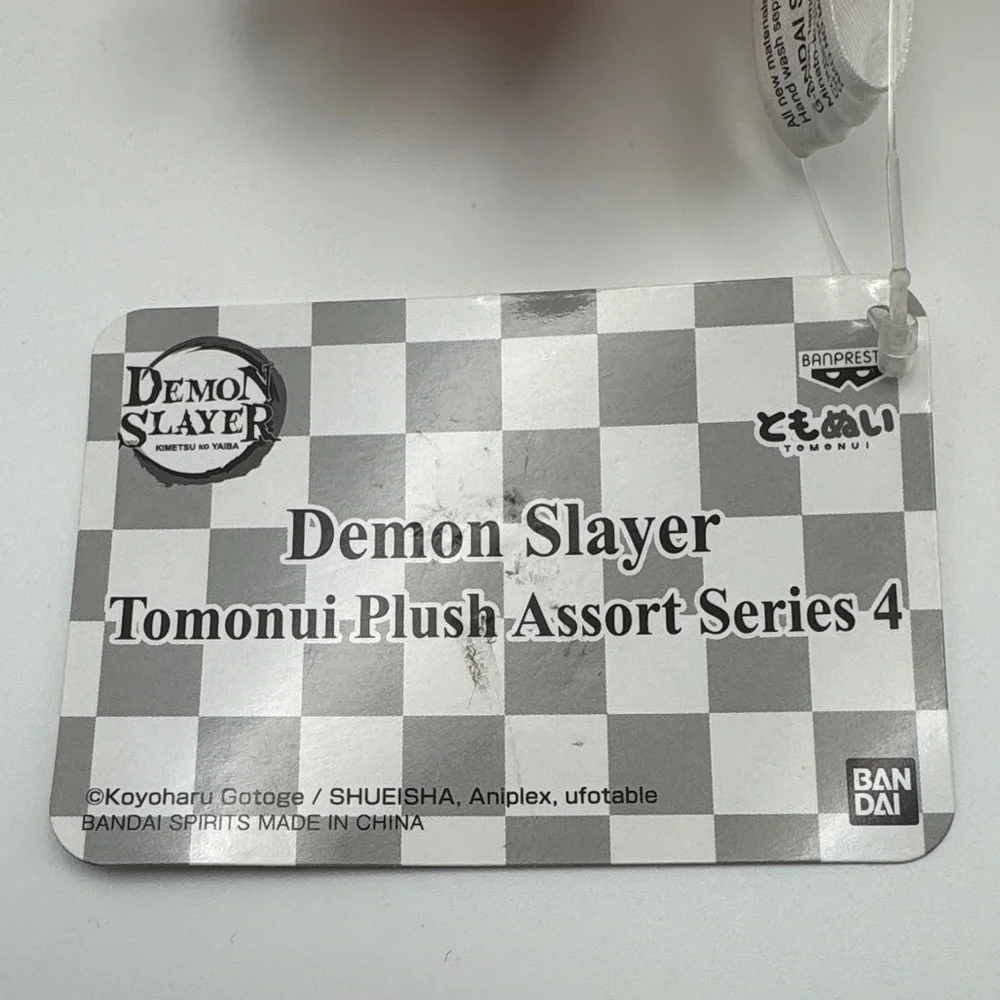 Demon Slayer Zenitsu Agatsuma Tomonui Plush Series 4 Banpresto Bandai 6” Anime